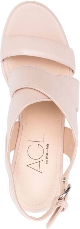 AGL Petra lambskin sandals Pink
