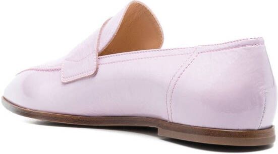 AGL pointed-toe loafers Purple