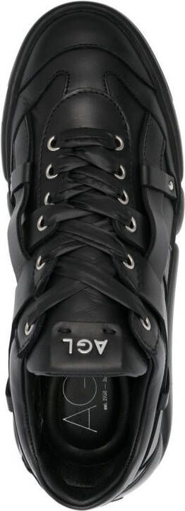 AGL Ruth leather sneakers Black