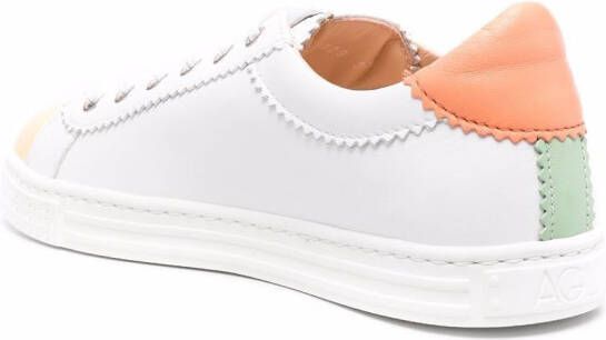 AGL Sade low-top leather sneakers White