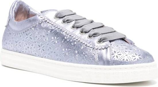 AGL Sade Spring leather sneakers Silver