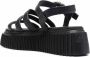 AGL side-buckle strap sandals Black - Thumbnail 3