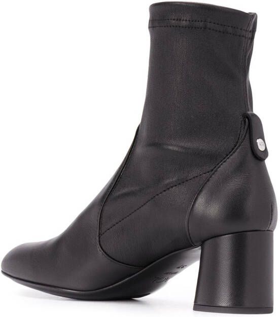 AGL stretch ankle boots Black