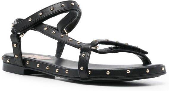 AGL stud-detailing open-toe sandals Black