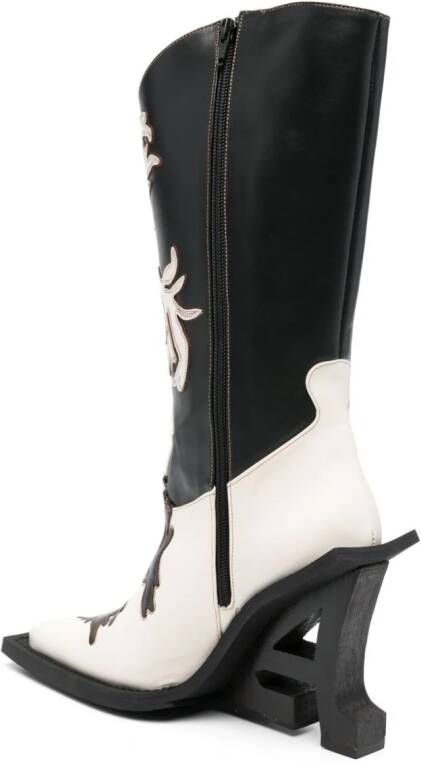 Ahluwalia Bhana 115mm cowboy boots Black