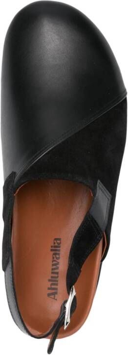 Ahluwalia Titus leather sandals Black
