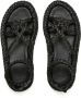 Alanui A Love Letter To India woven leather sandals Black - Thumbnail 5