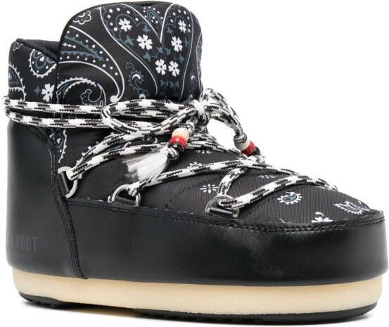 Alanui lace-up snow boots Black