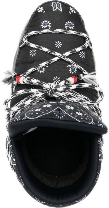 Alanui lace-up snow boots Black