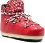 Alanui x Moon Boot bandana-print snow boots Red - Thumbnail 2