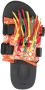 Alanui X Suicoke x Suicoke Moto fringed slides Orange - Thumbnail 4