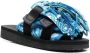 Alanui X Suicoke x Suicoke paisley-print fringed sandals Blue - Thumbnail 2