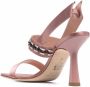 Alberta Ferretti beaded slingback sandals Pink - Thumbnail 3