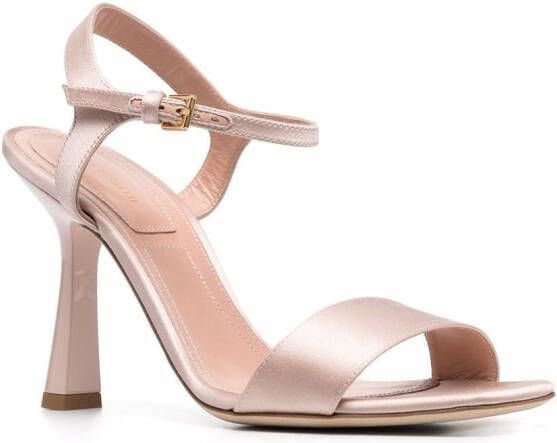 Alberta Ferretti metallic tapered-heel sandals 105mm Pink