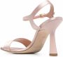 Alberta Ferretti metallic tapered-heel sandals 105mm Pink - Thumbnail 3