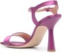 Alberta Ferretti metallic tapered-heel sandals 105mm Purple - Thumbnail 3