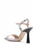 Alberta Ferretti snakeskin-effect leather sandals White - Thumbnail 3