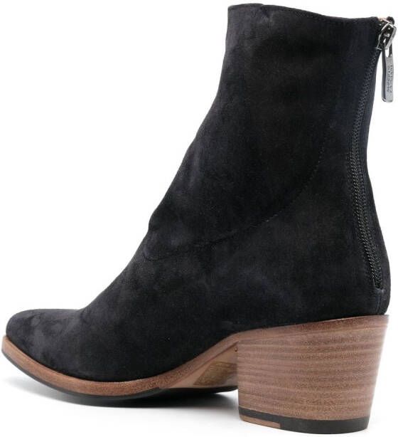 Alberto Fasciani 60mm suede leather boots Black