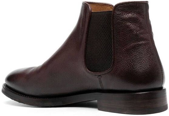 Alberto Fasciani ankle-length leather Chelsea boots Brown