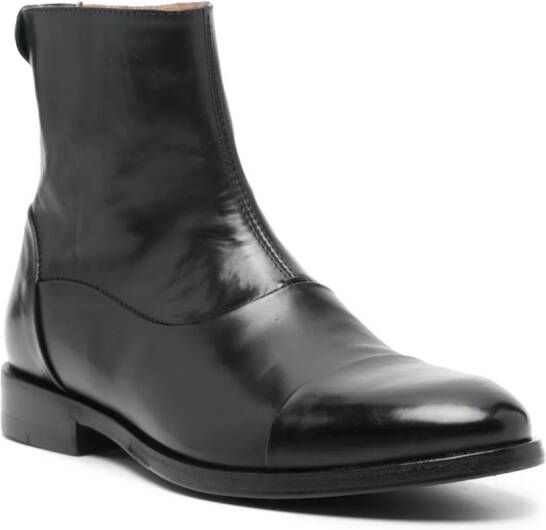 Alberto Fasciani Gill 70009 leather ankle boots Black