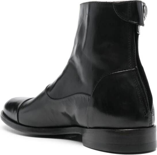 Alberto Fasciani Gill 70009 leather ankle boots Black