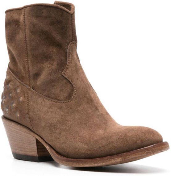 Alberto Fasciani Heidi suede boots Brown