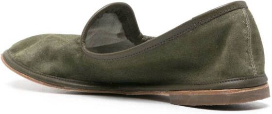 Alberto Fasciani Heidi suede slippers Green