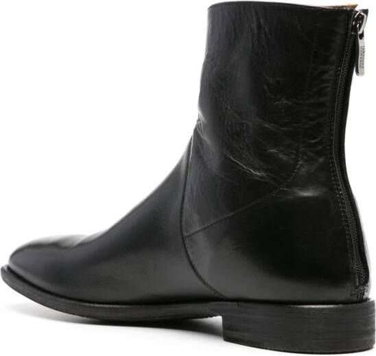 Alberto Fasciani Homer leather ankle boots Black
