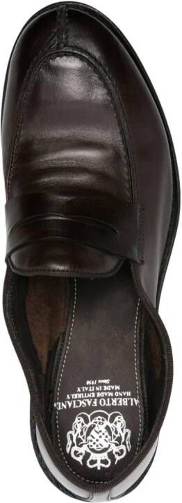 Alberto Fasciani Homer leather loafers Brown