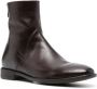 Alberto Fasciani leather zipped boots Brown - Thumbnail 2