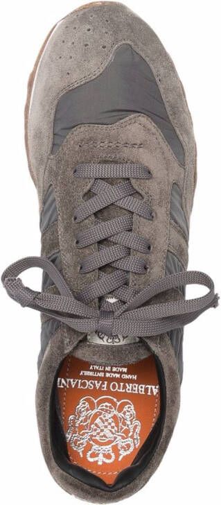 Alberto Fasciani panelled lace-up sneakers Grey