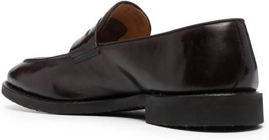 Alberto Fasciani polished-finish loafers Brown