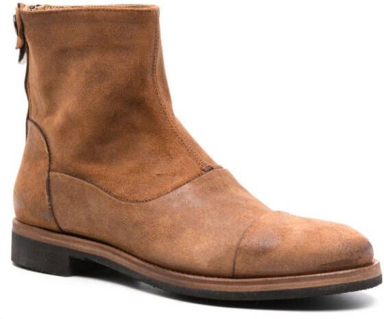 Alberto Fasciani suede ankle boots Brown