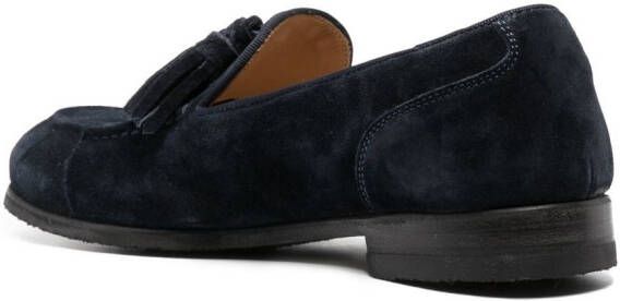 Alberto Fasciani tassel-embellished suede loafers Blue