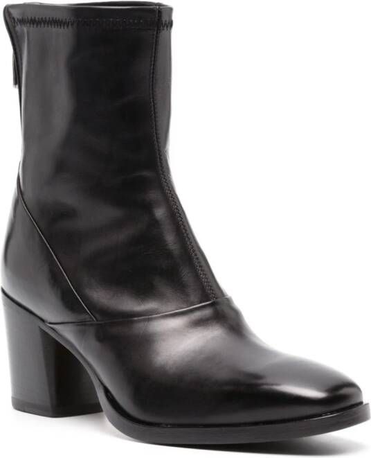 Alberto Fasciani Ursula 70mm leather ankle boots Black