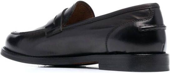 Alberto Fasciani Zoe leather penny loafers Black