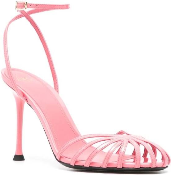 Alevì 110mm leather sandals Pink