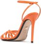 Alevì 120mm caged stiletto sandals Orange - Thumbnail 3