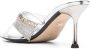 Alevì 85mm metallic-finish leather mules Silver - Thumbnail 3