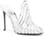 Alevì Alessandrea 110mm strappy mules Silver - Thumbnail 2