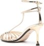 Alevì Ally 95mm caged sandals Gold - Thumbnail 3