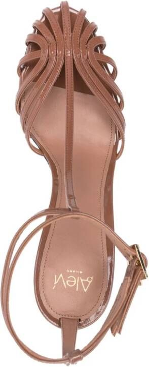 Alevì Ally 95mm sandals Brown
