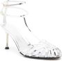 Alevì Anna 85mm mirrored leather pumps Silver - Thumbnail 2