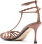Alevì Anna 85mm patent leather pumps Brown - Thumbnail 3