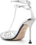 Alevì Anna leather sandals Silver - Thumbnail 3