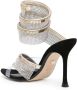 Alevì Bright-s 95mm crystal-embellished sandals Black - Thumbnail 3