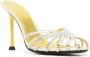 Alevì caged stiletto mules Yellow - Thumbnail 2