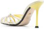 Alevì caged stiletto mules Yellow - Thumbnail 3