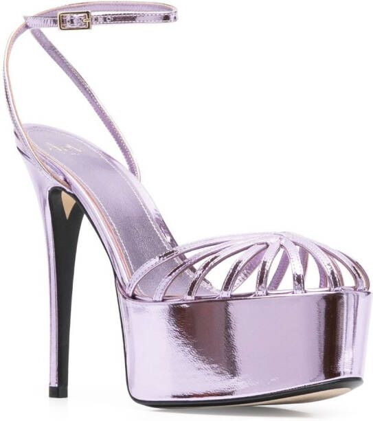 Alevì caged-toe stiletto sandals Pink
