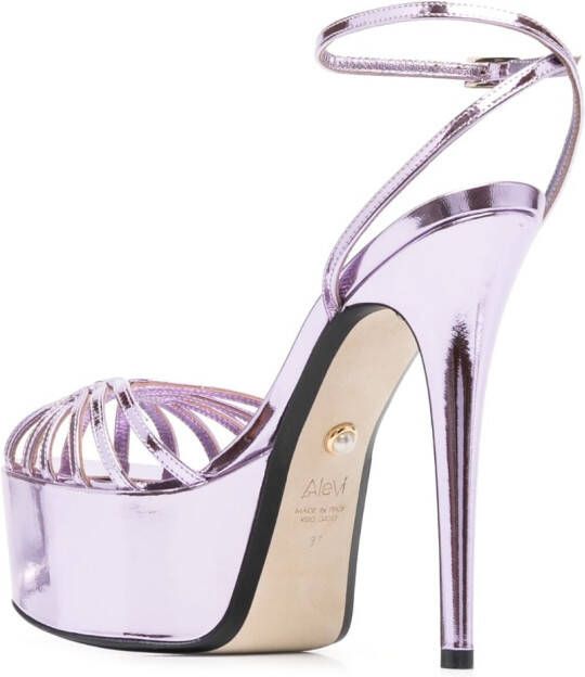 Alevì caged-toe stiletto sandals Pink
